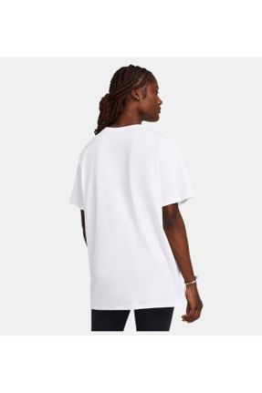 تی شرت اسپرت سفید زنانه اورسایز پنبه - پلی استر کد 792629093