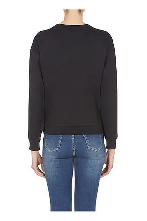 سوئیشرت مشکی زنانه چاپی Armani Exchange - کد 792827820