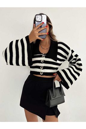 بلوز مشکی زنانه رگولار MODA MHE - کد 792973313