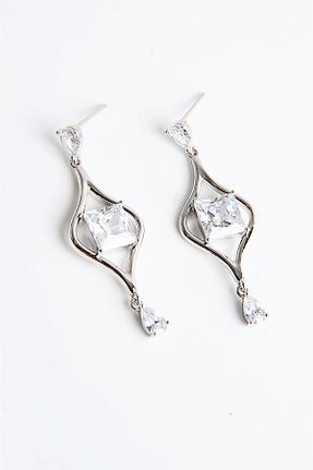 گوشواره جواهر زیرکن EUROMODA - کد 793045433