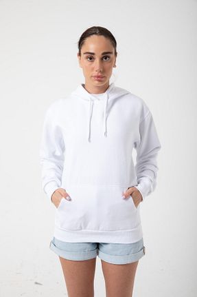 سوئیشرت سفید زنانه ساده OKULCUBABA - کد 793136170