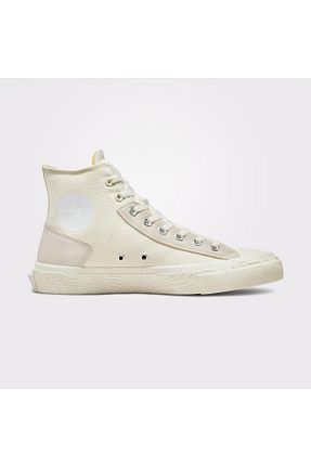 کفش اسنیکر بژ زنانه بند دار Converse - کد 793124514