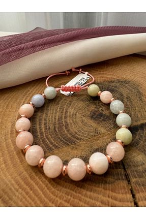 دستبند جواهر رنگی زنانه سنگ طبیعی STORE ZARMAN - کد 793221605