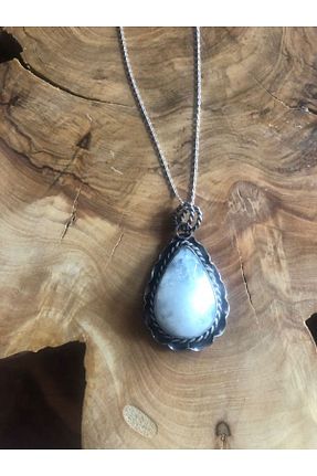 گردنبند نقره سفید زنانه 925 عیار murastonesilver - کد 793229794
