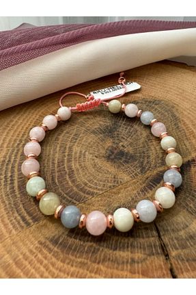 دستبند جواهر رنگی زنانه سنگ طبیعی STORE ZARMAN - کد 793220690