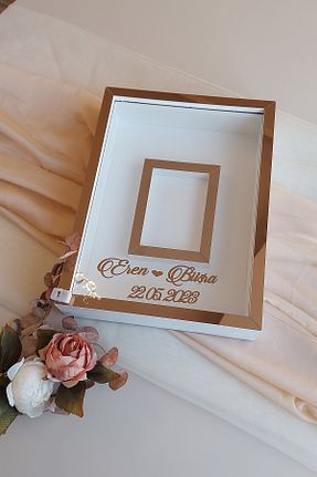 قاب عکس سفید 1 پارچه Verda Çerçeve - کد 768914164