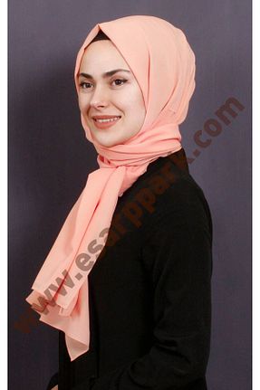 شال نارنجی زنانه شیفون Eşarppark - کد 792881100