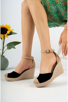 کفش پاشنه بلند پر مشکی زنانه پاشنه متوسط ( 5 - 9 cm ) پاشنه پر کد 339308406