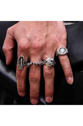 انگشتر جواهر زنانه روکش نقره کد 773523090