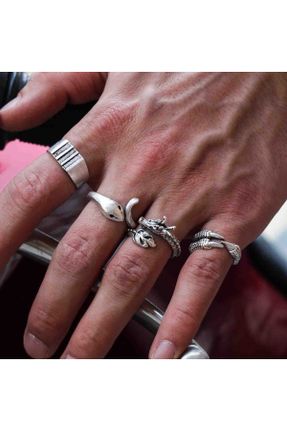 انگشتر جواهر زنانه روکش نقره کد 773522925
