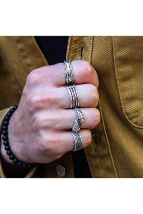 انگشتر جواهر زنانه روکش نقره کد 773522890