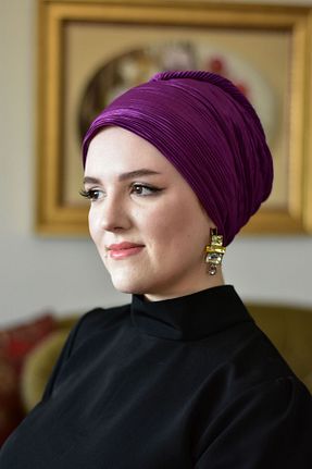 روسری بنفش پنبه پلی استر ARTİZİA - کد 793596796