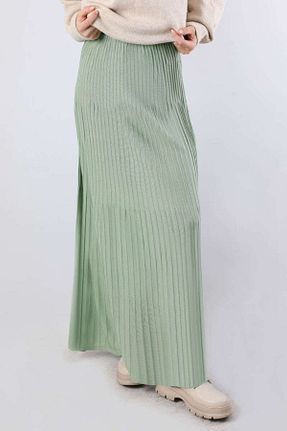 دامن سبز زنانه پارچه ZÜLAYS - کد 791585633