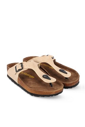 دمپائی بژ زنانه نبوک Slazenger - کد 793810701