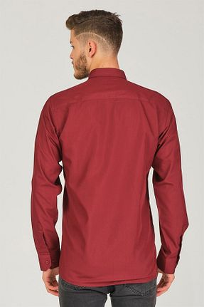 پیراهن زرشکی مردانه رگولار Dewberry - کد 164563517