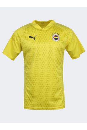 تی شرت زرد مردانه رگولار پلی استر کد 794075252