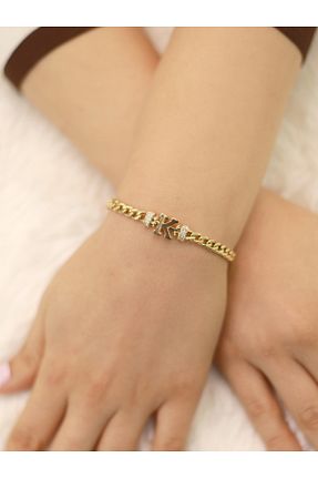 دستبند طلا زرد زنانه 14 عیار ZEYNEPLİ GOLD - کد 793646697