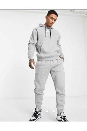 ست گرمکن طوسی مردانه پنبه ای Nike - کد 793650821
