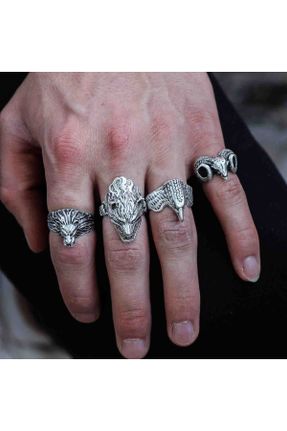 انگشتر جواهر زنانه روکش نقره کد 773523021