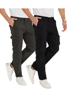 شلوار مشکی مردانه پنبه پلی استر DOAYS - کد 793705205