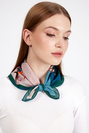 دستمال گردن رنگی زنانه پنبه ای Suzetto - کد 765477929
