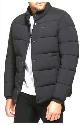 کاپشن طوسی مردانه Relaxed Calvin Klein - کد 779890944