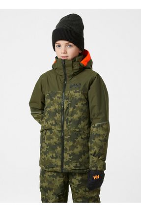 کاپشن اسکی سبز بچه گانه Helly Hansen - کد 793888591