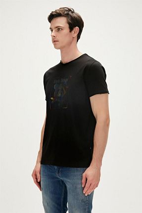 تیشرت اسپرت مشکی مردانه Fitted Bad Bear - کد 745942919