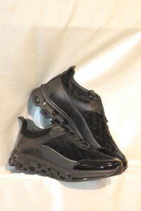 کفش کژوال مشکی مردانه چرم طبیعی پاشنه کوتاه ( 4 - 1 cm ) پاشنه ساده کد 793964267