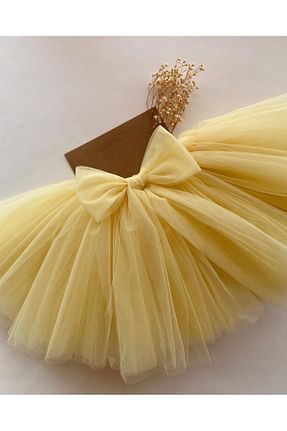 دامن زرد بچه گانه ساده punicha - کد 793643716