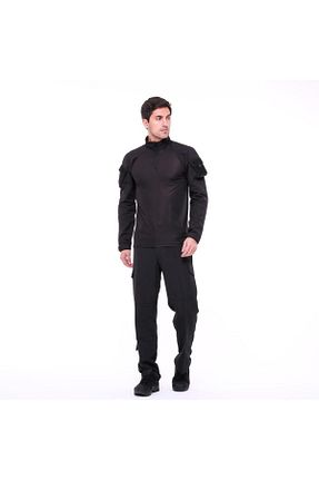 تیشرت مشکی مردانه رگولار SİNGLE SWORD - کد 793417096
