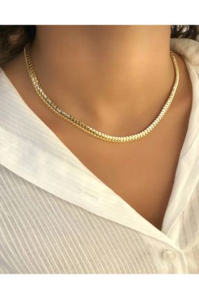 گردنبند جواهر طلائی زنانه کد 793477928