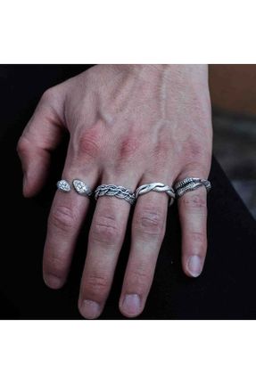 انگشتر جواهر زنانه روکش نقره کد 773522988