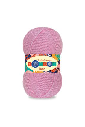 نخ بافندگی صورتی BONBON - کد 793850187
