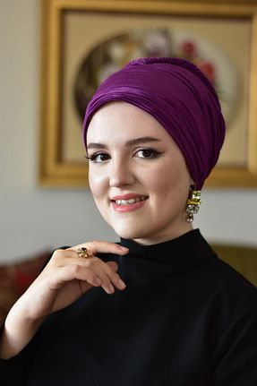 روسری بنفش پنبه پلی استر ARTİZİA - کد 793596796