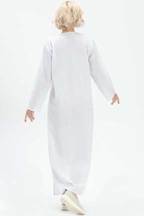 لباس سفید زنانه رگولار بافتنی کد 92947280