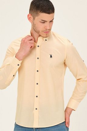 پیراهن زرد مردانه رگولار Dewberry - کد 305225138