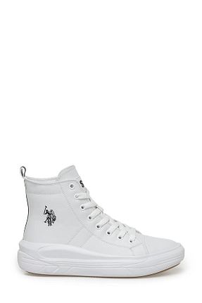 کفش اسنیکر سفید زنانه بند دار U.S. Polo Assn. - کد 792742678