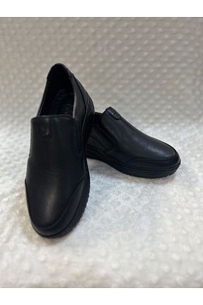کفش کلاسیک مشکی مردانه چرم خالص SVMSHOES - کد 794166230