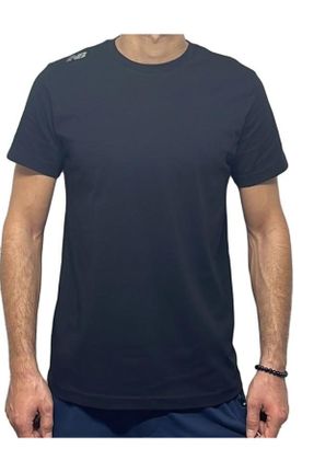 تی شرت مشکی مردانه Fitted پنبه (نخی) کد 775145013