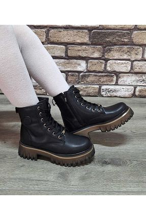بوت / نیم بوت مشکی زنانه پارچه ای Bukond - کد 788355083