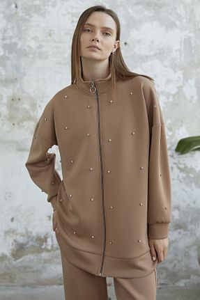 ست بالاتنه و پائین تنه قهوه ای زنانه بافت InStyle - کد 794286688