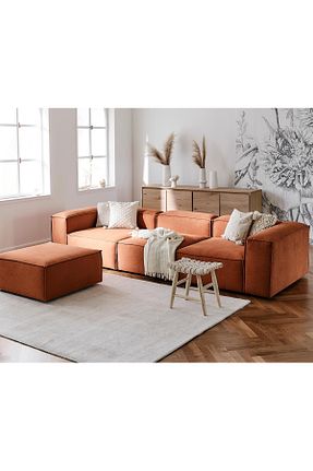 ست گوشه ای قهوه ای 100 x 100 Home - کد 794360781