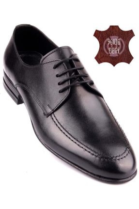 کفش کژوال مشکی مردانه چرم طبیعی پاشنه کوتاه ( 4 - 1 cm ) پاشنه ساده کد 794353908