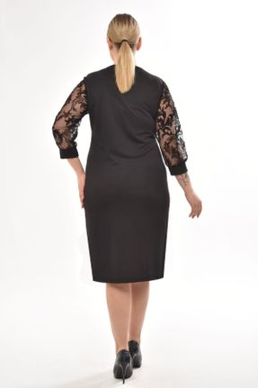 لباس مشکی زنانه پلی اورتان سایز بزرگ بافت کد 265746268