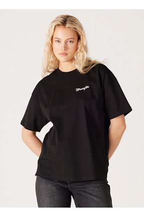 تیشرت مشکی زنانه رگولار Wrangler - کد 794371032