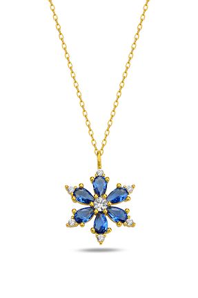 گردنبند نقره طلائی زنانه 925 عیار KAR DİAMOND - کد 794379403