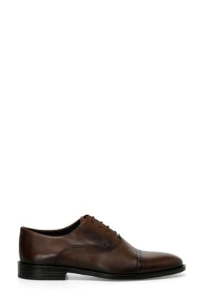 کفش کلاسیک قهوه ای مردانه پاشنه کوتاه ( 4 - 1 cm ) پاشنه ساده کد 794520994