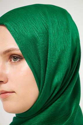 شال سبز زنانه پلی استر Şehr-i Şal İstanbul - کد 778758915