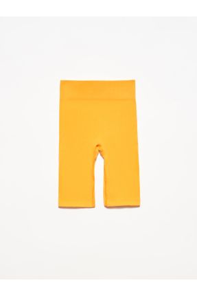 ساق شلواری نارنجی زنانه بافتنی فاق بلند کد 95290190